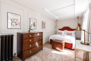 Bedroom in the sea view one bed apartment